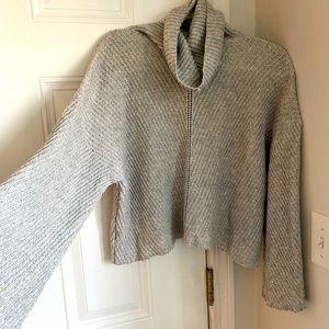 Cupcakes and Cashmere Grey Turtleneck Sweater